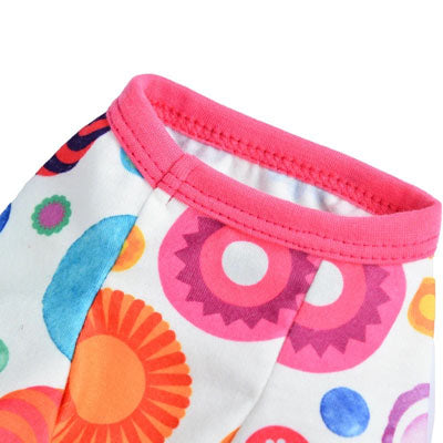 Chihuahua or Small Dog Pyjamas Onesie Style Hot Pink Retro Florals