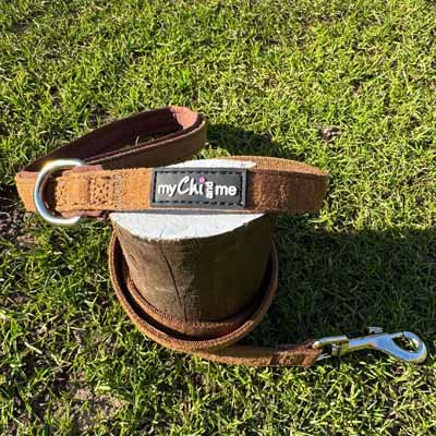 Tiny Trails Reflective 15mm Brown Suede Effect with Neoprene Handle Lining Aviator