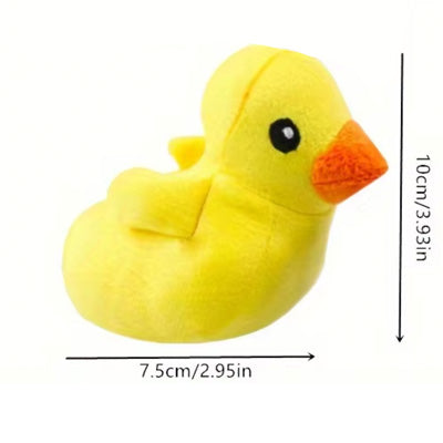 Duck Small Dog Plush Toy with Squeaker Yellow - My Chi and Me