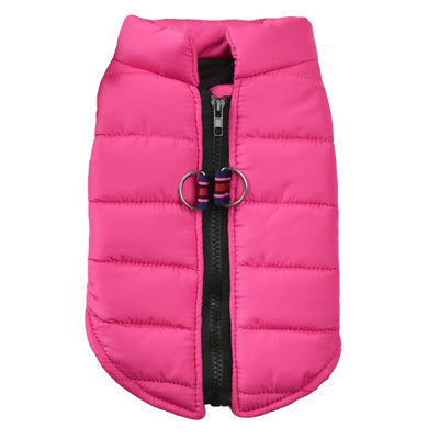 Lightweight Gilet Style Chihuahua or Small Dog Coat Hot Pink