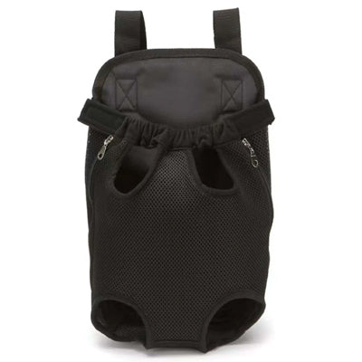 Front Facing Small Dog Puppy Carrier Legs Out Black Mesh 2 Sizes