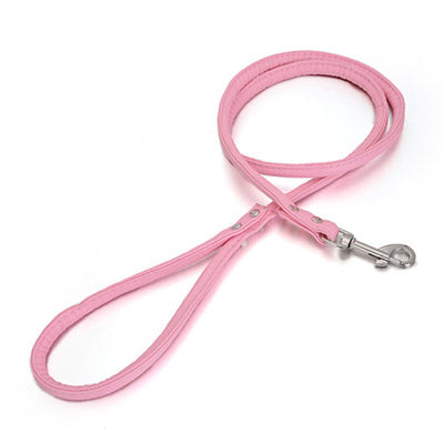 Super Value Rolled PU Leather 1cm Lead 1.2 Metres Length