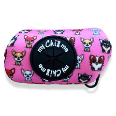 Signature Chihuahua Print Exclusive Designer Poop Bag Holder by My Chi and Me