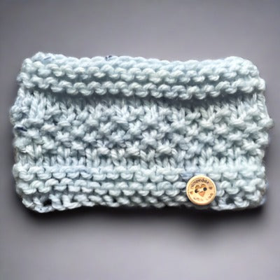 Soft Blue Fine Knit Snood for Chihuahua or Small Dog Three Sizes SALE