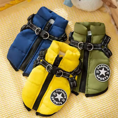 Sherpa Premium Waterproof Small Dog D Ring Coat Yellow 2 Sizes