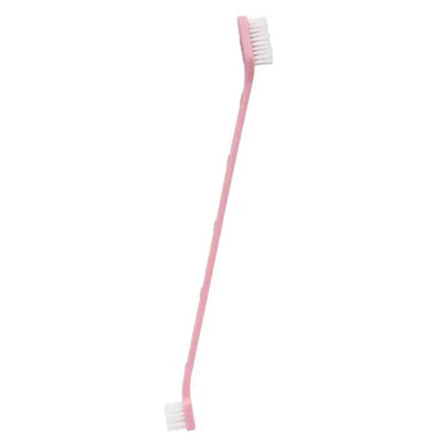 Dual head Soft Nylon Bristle Dog Toothbrush