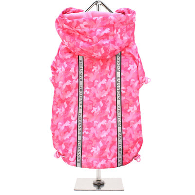 Urban Pup Rainstorm Chihuahua or Small Dog Coat Pink Camouflage