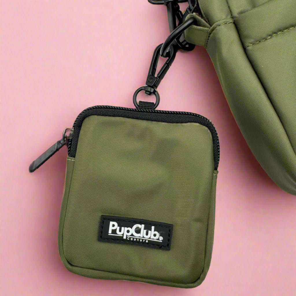 Dog Treat Pouch - Khaki Green