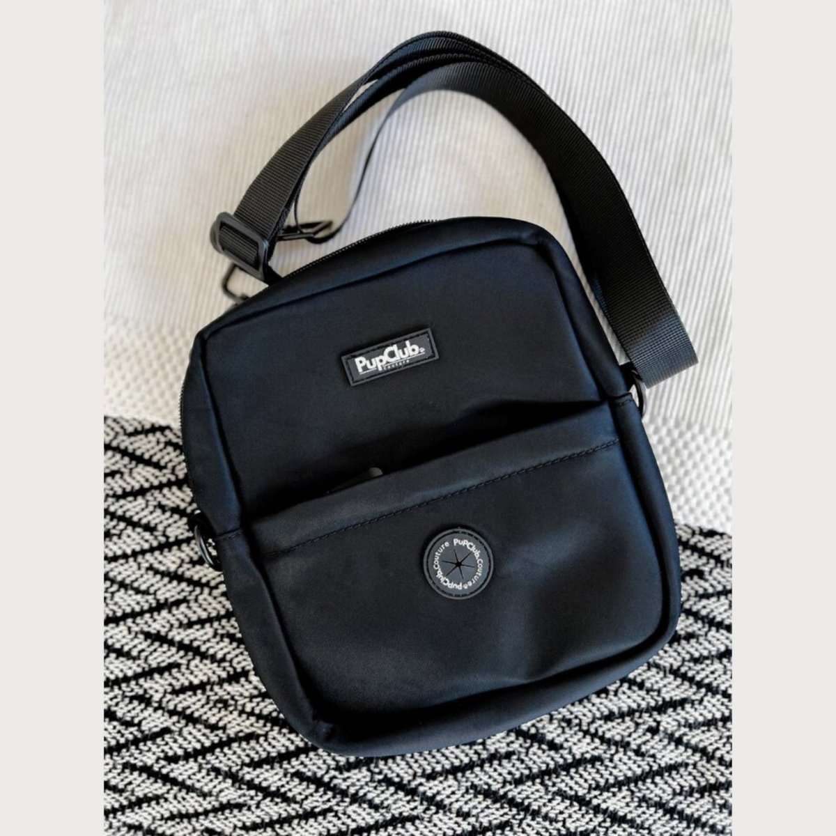 Mini Dog Walking Bag - Black