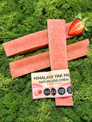 Strawberry Yak Dog Chew