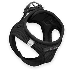 Tiny Trails Step In Air Mesh Puppy and Small Dog Harness Black