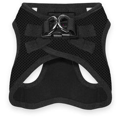 Tiny Trails Step In Air Mesh Puppy and Small Dog Harness Black
