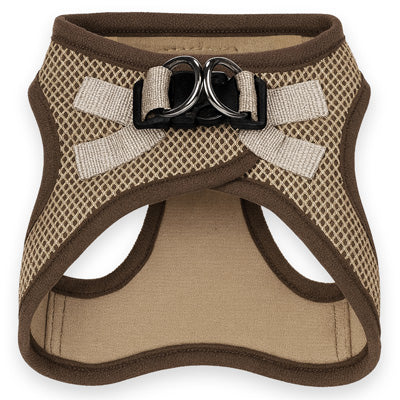 Tiny Trails Step In Air Mesh Puppy and Small Dog Harness Chocolate Caramel
