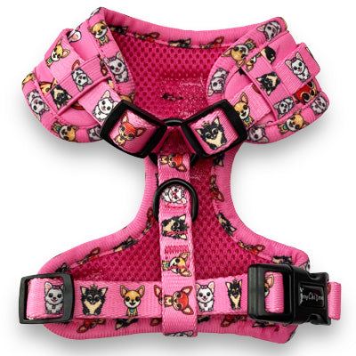Pretty Little Paws Chihuahua Print Exclusive Designer Harness by My Chi and Me