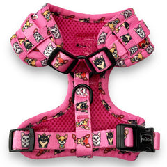 Pretty Little Paws Chihuahua Print Exclusive Designer Harness by My Chi and Me