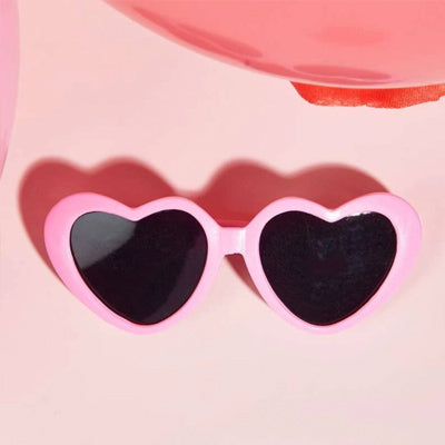 Heart Shaped Small Dog Sunglasses Pink Daquari