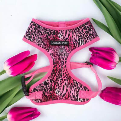 Urban Pup Pink Leopard Print Harness
