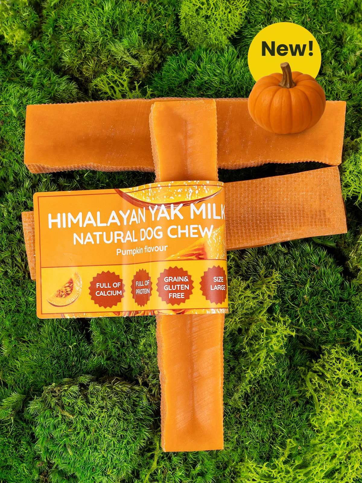Pumpkin Yak Dog Chew