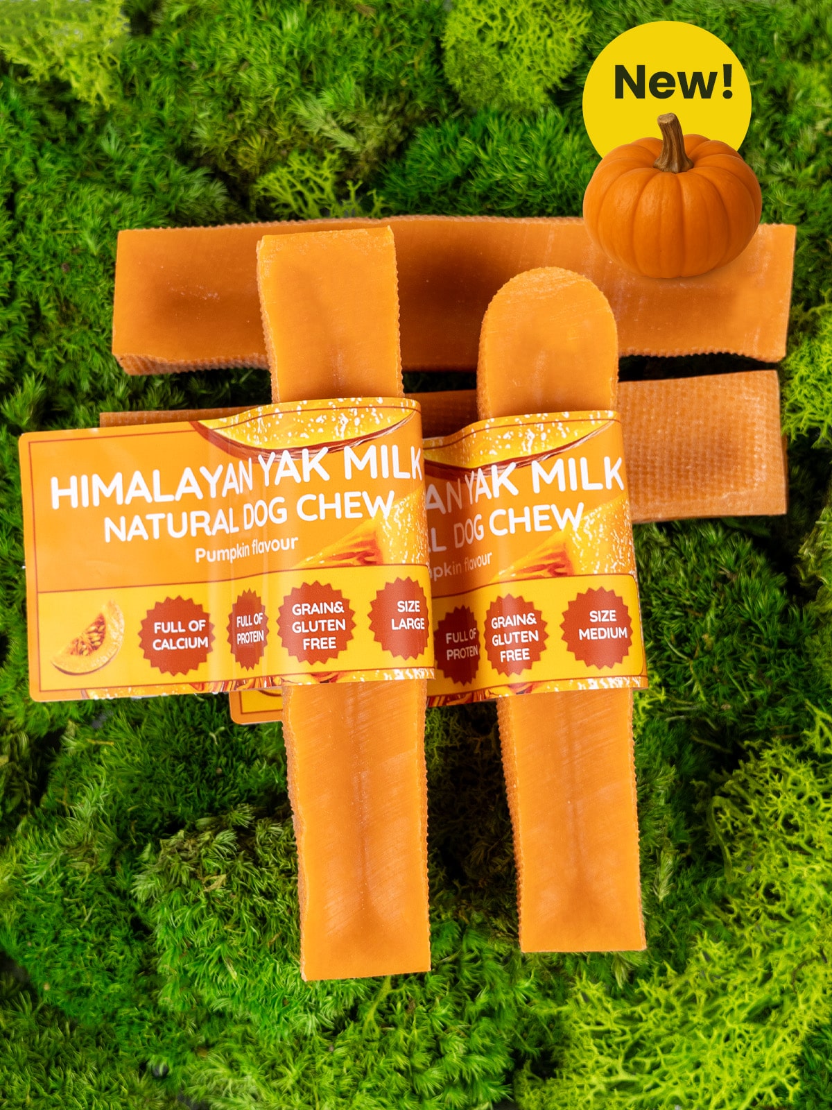 Pumpkin Yak Dog Chew