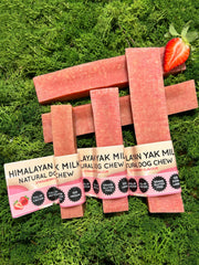 Strawberry Yak Dog Chew