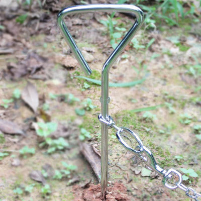 Sturdy Steel Tie Out Cable and Stake Set for Dogs Red 4 Metre