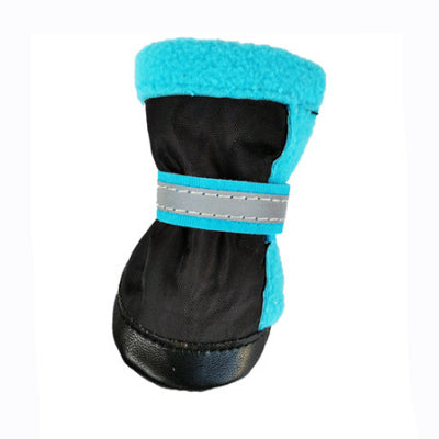Pet Shoes For Small Dogs Reflective Non Slip Wear Resistant Winter Warm Boots