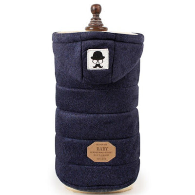 Super Soft Padded Chihuahua or Small Dog Coat Blue