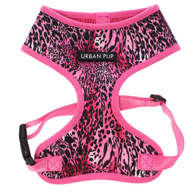 Urban Pup Pink Leopard Print Harness