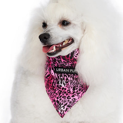 Urban Pup Pink Leopard Bandana for Chihuahua and Small Dogs