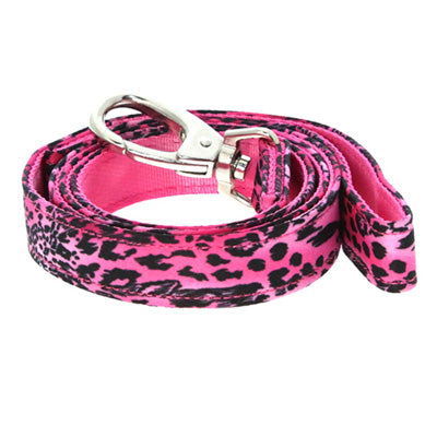 Urban Pup Pink Leopard Print Dog Lead