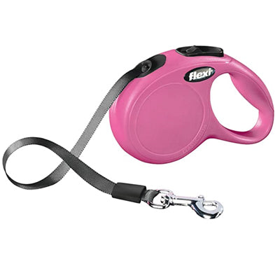 Flexi New Classic Retractable Small 5 Metre Tape Dog Lead 2 Colours
