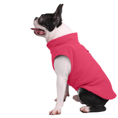 Chihuahua or Small Dog Fleece Jumper with D Rings For Leash Pink - My Chi and Me