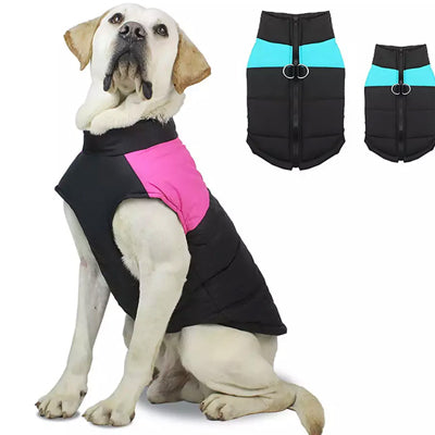 Gilet Style Small Dog Coat Black And Pink - My Chi and Me