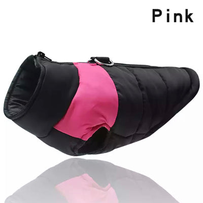 Gilet Style Small Dog Coat Black And Pink - My Chi and Me