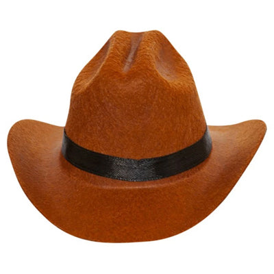 Brown Stetson Cowboy Hat for Small Dog or Cat