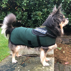 HOTTERdog© Fleece Water Repellent Dog Coat 10 Inch