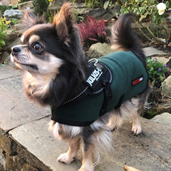 HOTTERdog© Fleece Water Repellent Dog Coat 14 Inch