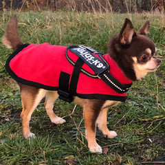 HOTTERdog© Fleece Water Repellent Dog Coat 10 Inch
