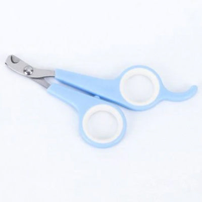 Small Scissor Style Nail Clippers Chihuahua Small Dogs Baby Blue and White