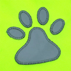 Hi Vis Fluorescent Yellow Reflective Breathable Road Safety Dog Vest