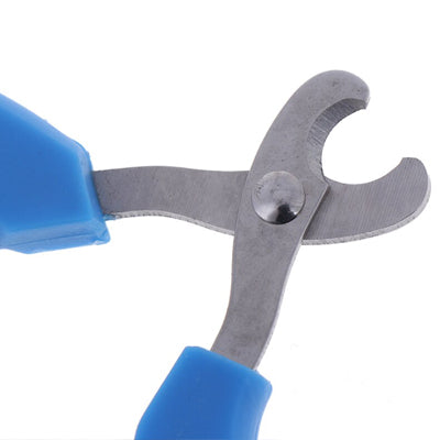 Small Scissor Style Nail Clippers Chihuahua Small Dogs Blue With Large Finger Holes - My Chi and Me