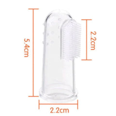 Chihuahua or Small Dog Finger Toothbrush Blue Case - My Chi and Me