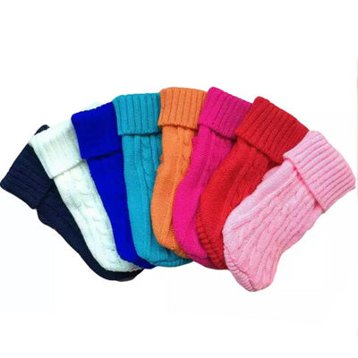 Small Dog Soft Cable Jumper Fuchsia Pink 6 Sizes