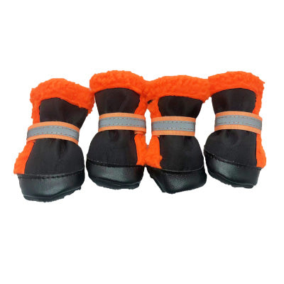 Products Pet Shoes For Small Dogs Reflective Non Slip Wear Resistant Winter Warm Boots