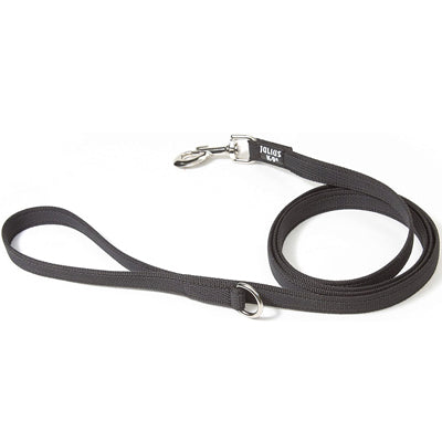Julius K9 Black 1.8 Metres Length Lead with O Ring 14mm Wide