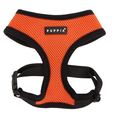Puppia Soft Mesh Small Dog Harness A Orange 3 Sizes