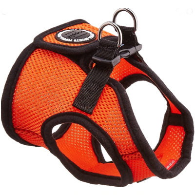 Puppia Soft Mesh Vest Style Chihuahua Small Dog Jacket Harness B ORANGE 4 SIZES