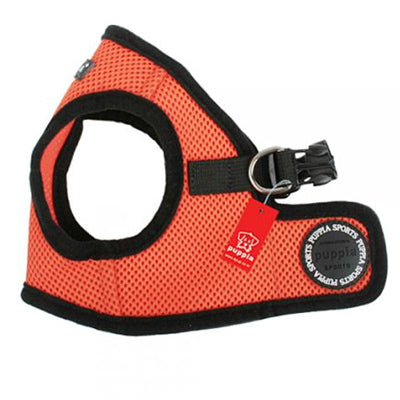 Puppia Soft Mesh Vest Style Chihuahua Small Dog Jacket Harness B ORANGE 4 SIZES