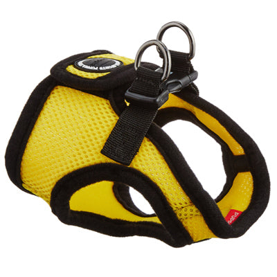 Puppia Soft Mesh Vest Style Small Dog Jacket Harness B Yellow 4 Sizes