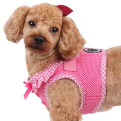 Puppia Vivian Vest Style Jacket Harness B Pink 3 SIZES